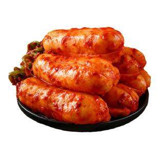 韩国泡菜萝卜东北朝鲜族韩国青年小萝卜泡菜咸菜腌萝卜葱泡菜