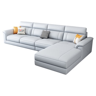 政府补贴头层牛皮沙发客厅2025新款现代简约贵妃沙发北欧真皮沙发