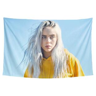 碧梨比莉艾利什Billie Eilish欧美明星同款海报装饰背景墙布挂布