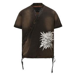 碧海潮生高端限定〓山门36•刹那芳华〓中国风丝绸刺绣汉服短袖