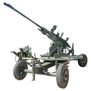 定制37高射炮榴弹炮各种大炮可发射旋转军事演练研学基地国防教育