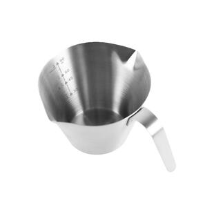 格米莱意式浓缩咖啡量杯304不锈钢萃取杯带刻度100ml尖嘴杯