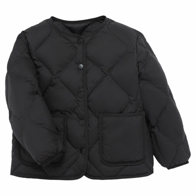 雅鹿短款薄款男女童超轻羽绒服