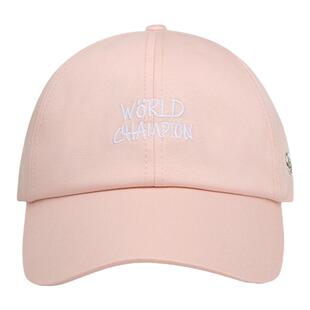SWOFCARE思沃福 世界字母刺绣帽子 粉色软顶SNAPBACK棒球帽