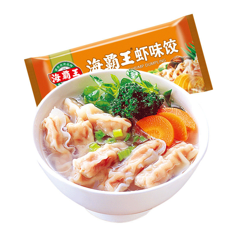 海霸王火锅饺鱼饺虾味饺/燕饺/香菇风味饺关东煮麻辣烫食材105g