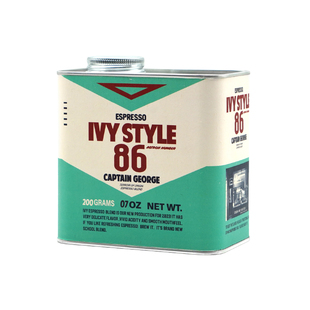 乔治队长 常青藤美式拿铁意式拼配咖啡豆新鲜浅烘焙454g/200g罐装