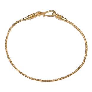 天珠手绳镀18k黄金串珠手链diy藏式转运珠配件手链女生款手工配饰