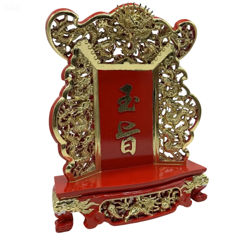 圣旨令牌法器神明木雕工艺品定制