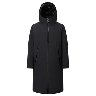 【鹅绒】千仞岗冬季羽绒服新款长款大衣通勤外套男士防风保暖加厚