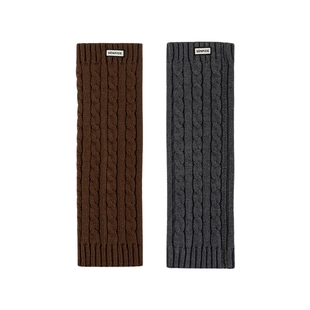 上森羊毛袜套保暖腿套灰色秋冬款小腿袜堆堆袜雪地靴袜套护踝袜子