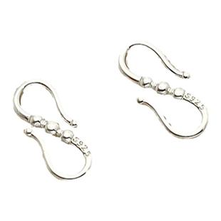 S925纯银加厚S扣两边开口扣玉石项链加长连接扣 龙瑞婆手链延长链