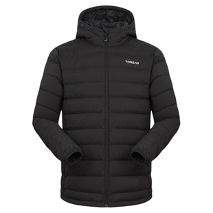 探路者羽绒服男秋冬户外运动鸭绒保暖连帽休闲外套男款抗寒登山服