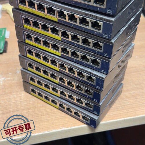 议 价网件GS108PEv3交换机8口千兆简单网管交换机工业自动可 维修