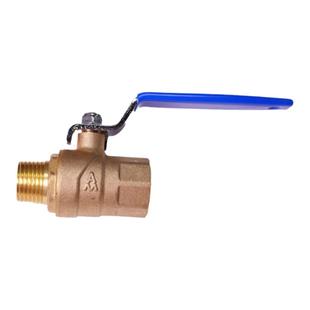 埃美柯214内外丝球阀1寸4分6分黄铜大流量开关加厚通径螺纹铜阀门