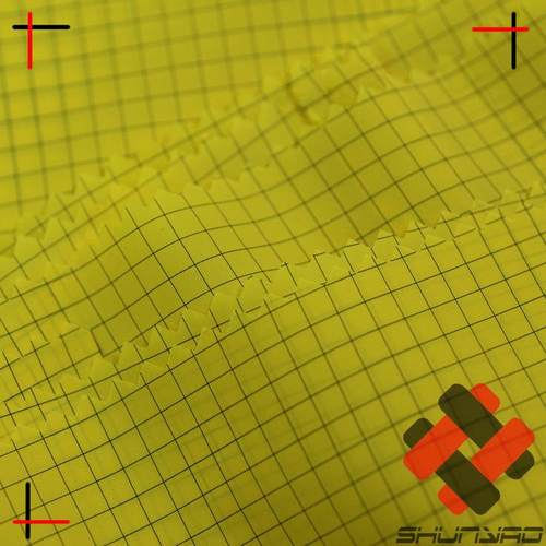 舜尧黑丝尼龙方格布料面料羽绒服小方格色织