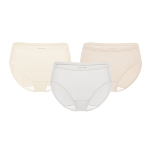 全棉时代女士男士内裤7A抗菌3条装不夹臀加长里裆底裤裤衩三角裤