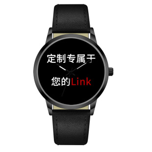 DIY手表男女款学生夜光防水表动漫明星周边来图定制创意生日礼物