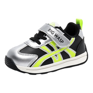 大黄蜂童鞋2025秋冬新款男宝宝鞋子儿童女小童运动软底防滑机能鞋