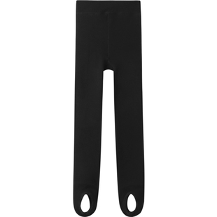 安奈儿女童装连裤袜冬季款加绒加厚休闲纯色U型裆无骨踩脚袜