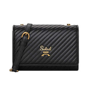 【新年礼物】SaladMini Diagonal斜纹小方包百搭斜挎包女单肩包