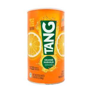 现货美国Tang橙子果珍冲饮粉橙子粉橘子粉维生素C 甜橙果汁2.04KG