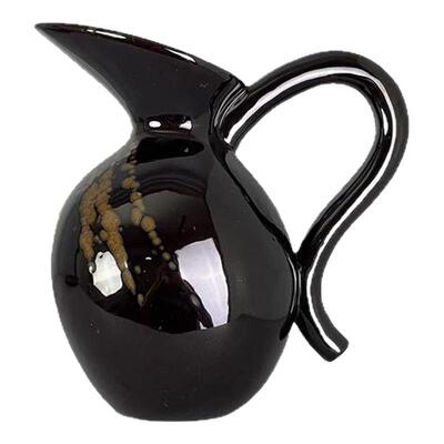 窑变创意fermVerso黑鸟嘴花瓶