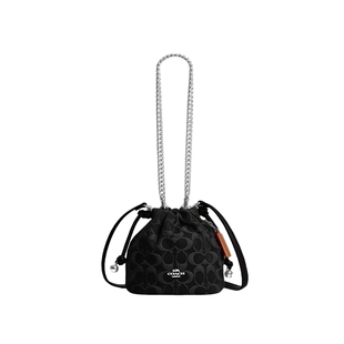 COACH/蔻驰官方 奥莱款Faye 18女士丹宁牛仔单肩斜挎手提包CCZ45