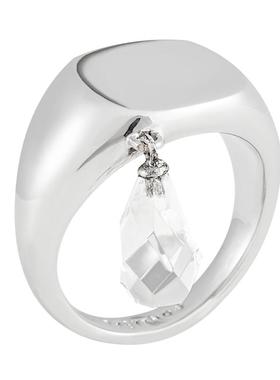 ins潮风小众复古食指情侣对戒