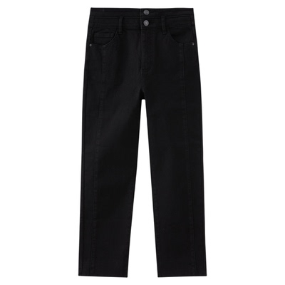 水云间黑色烟管裤女牛仔九分铅笔裤子显瘦修身简约百搭2026春新款