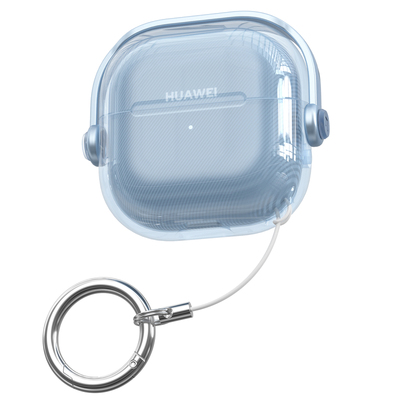 适用华为FreeClip2保护套HUAWEI free clip2耳夹耳机套clip二代保护壳蓝牙无线透明充电盒壳透明锁扣防摔透蓝