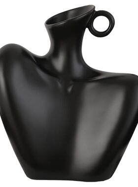 创意人体艺术花瓶摆件小众高级感入户玄关客厅家居电视酒柜装饰品