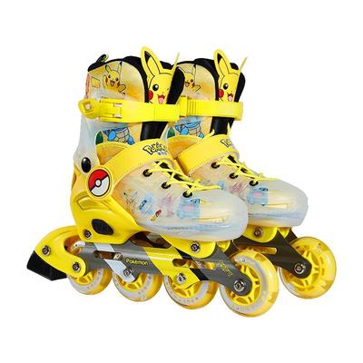 皮卡丘联名溜冰鞋儿童全套装滑轮