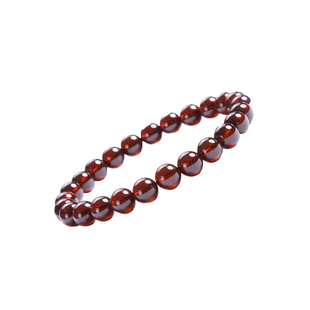 收藏级天然橙红色石榴石手链女多圈单圈正品纯净体高级感女款手串