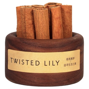 twisted lily肉桂生财扩香木香薰精油家用室内持久卧室扩香器摆件