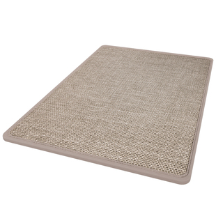 浴室亚麻地垫卫生间吸水防滑门口脚垫厕所地毯编织专用洗手间门垫