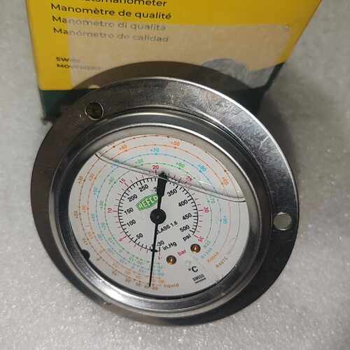 询价REFCO冷媒压力表SWISS油表