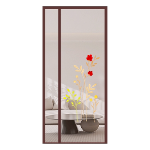 金刚网电梯口防蚊门帘家用卧室纱门磁性纱窗厨房防蝇入户门隔断帘