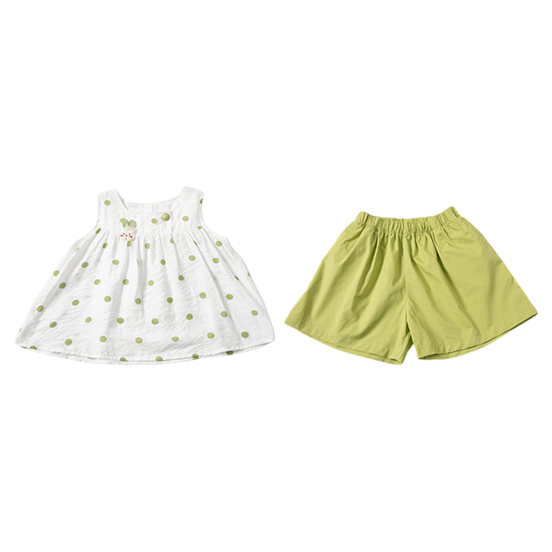 舒适薄款两件套女童夏季新品