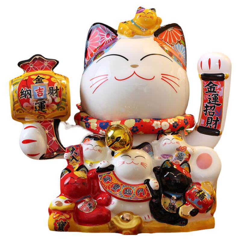 开业礼品客厅摇手招财猫摆件礼物