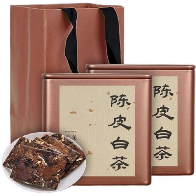 福鼎陈皮白茶新会陈皮老寿眉送礼