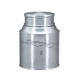 怡情纯锡茶罐999%纯手工雕刻锡罐茶叶罐密封保鲜储茶罐个旧锡器