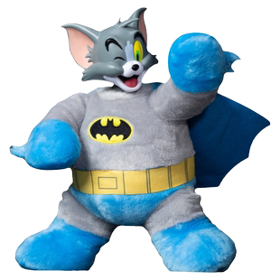 Soap Studio猫和老鼠蝙蝠侠汤姆毛绒可动公仔华纳周年限定版潮玩