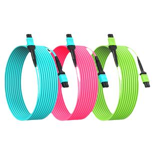 辉宏时代MPO光纤跳线MTP多模40G/100G/400G万兆OM3/OM4一分二MPO转LC/FC/MT8芯12芯24芯48芯QSFP光模块连接线