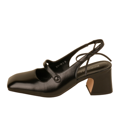 ROROMA 意式轻奢SQUARE 隽永浪漫 油蜡牛皮 镂空玛丽珍