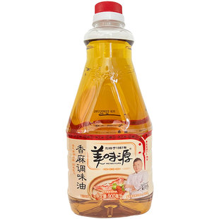 新品美味源香麻调味油 900ml 香麻油芝麻油 香味醇厚 美味源麻油