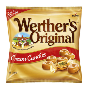 澳洲直邮代购 Werther's Original维特奶油太妃糖袋装耐嚼软硬糖