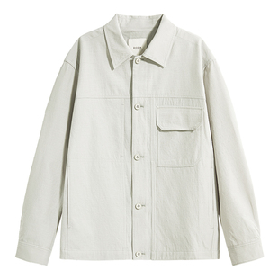 【肌理感】ZIOZIA通勤男装26年春新品微阔中青年夹克外套TJJF1622