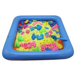 儿童太空玩具沙套装室内安全不粘手伦堡魔力沙男女孩玩具粘土彩泥