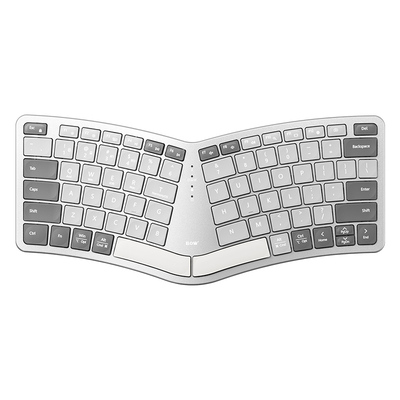 BOW航世 人体工学无线蓝牙三模键盘鼠标套装手机电脑通用打字静音