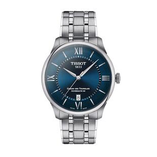 【自营】TISSOT天梭杜鲁尔系列男表钢带自动机械手表瑞士正品腕表